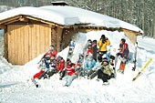 Winterurlaub auf der Berghütte